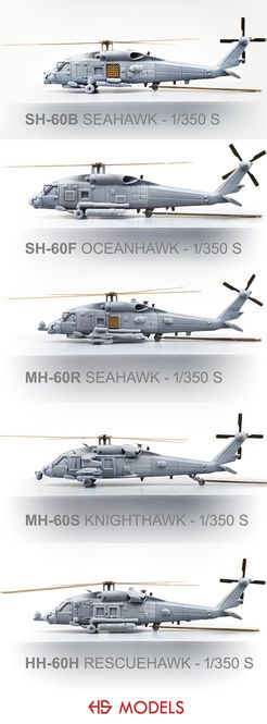 Hovedbilde HS Models 1:350 - Sikorsky SH-60 F Ocean Hawk