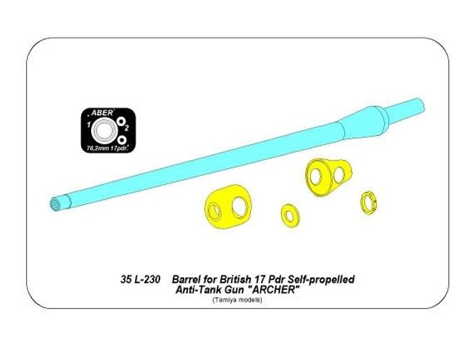 Hovedbilde Barrel for 17pdr. Self-propelled A/T gun 
