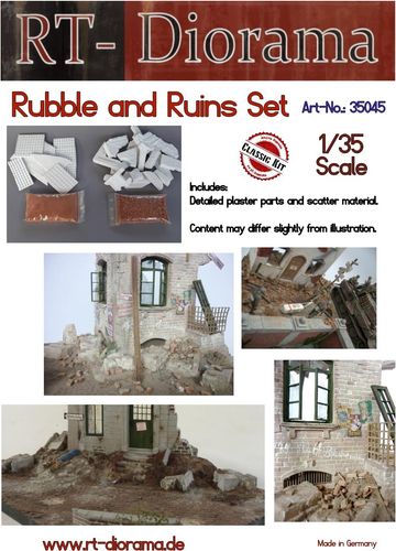 RT-Diorama 35045 Rubble and Ruins (1:35)