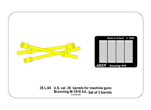 Set of 3 U.S. Browning M-1919 A4