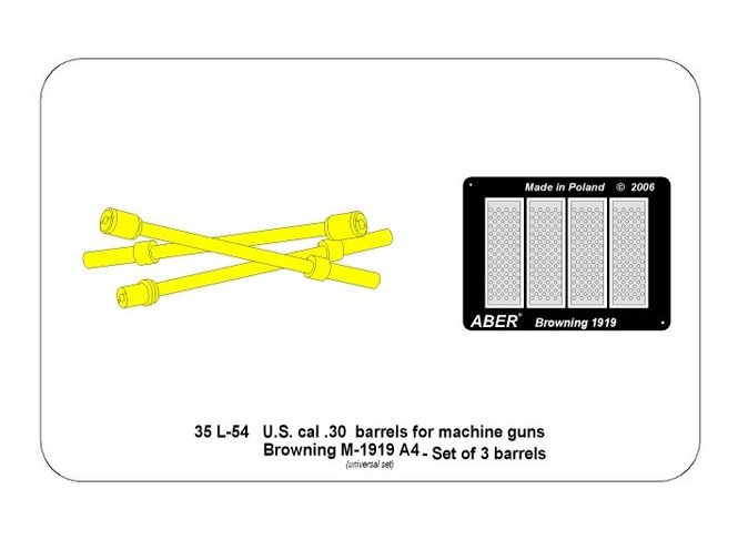 Hovedbilde Set of 3 U.S. Browning M-1919 A4