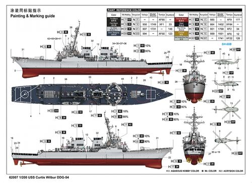 I Love Kit 1:200 - USS Curtis Wilbur DDG-54 (62007)