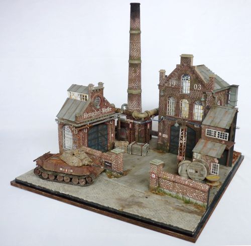 RT-Diorama 35282 The Factory [Diorama Base] (1:35)