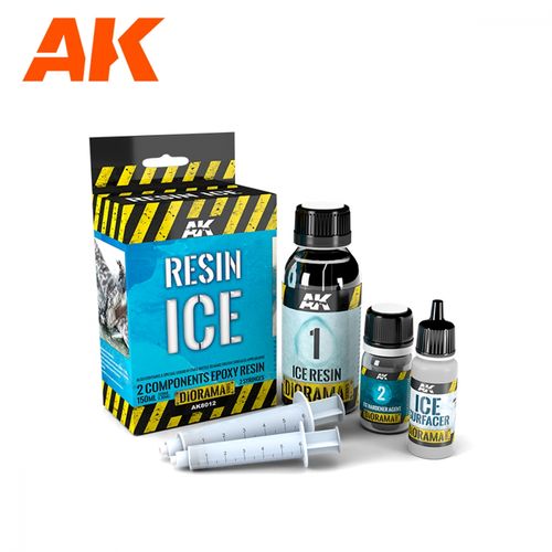 AK-Interactive Resin Ice 2 components Epoxy Resin - 170ml (8012)
