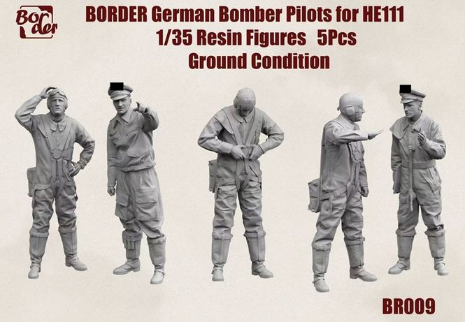 Main Image Border Model 1:35 - German Bomber Pilots for He ...