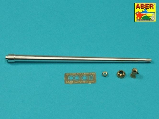 Hovedbilde 7,5cm gun barrel with single baffle muzzle brake ...