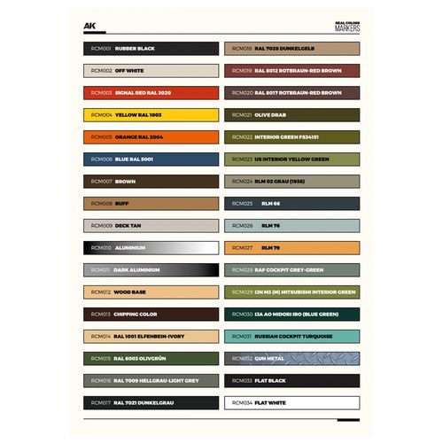 AK Real Colors Markers - Special Box Real Colors Markers - 34 markers