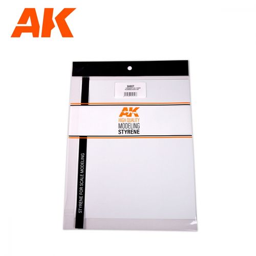 0.3mmthickness x 245 x 195mm - STYRENE SHEET