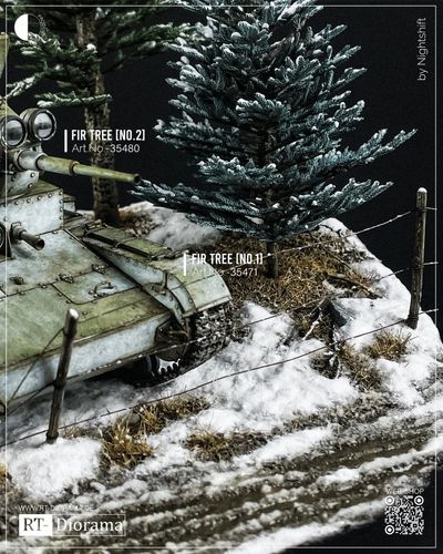 RT-Diorama 35471 Fir Tree [No.1]