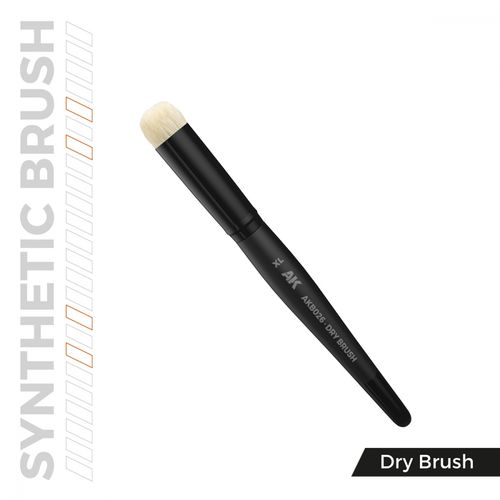 AK-Interactive B026 AK Synthetic Brush - Dry Brush - XL