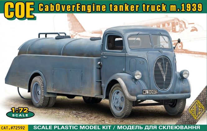Hovedbilde ACE 1:72 -Ford COE (Cab Over Engine) Tanker Truck ...