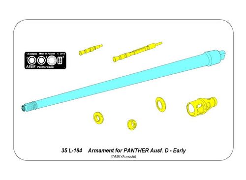 Armament for Panther Ausf. D (early)