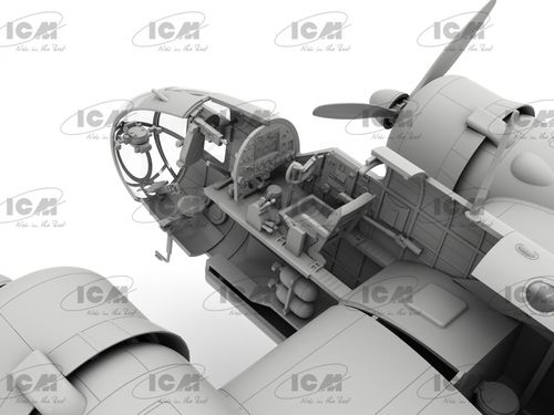 ICM 1:48 - Handley Page HP.52 Hampden B.Mk.I - British WWII Bomber (100% new molds) (48352)