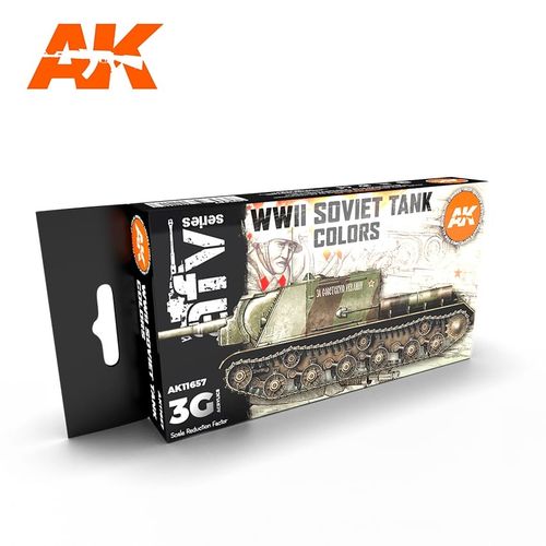 AK-Interactive AK 11657 WWII SOVIET TANK COLORS SET