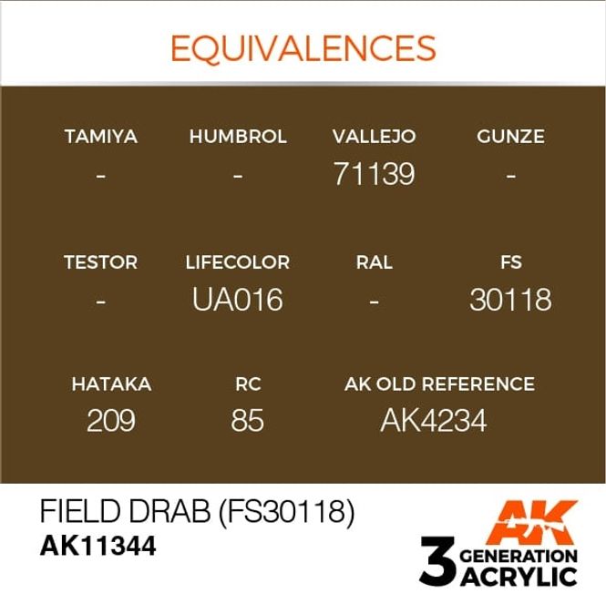 Hovedbilde Field Drab (FS30118)
