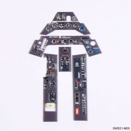 SWS21-M05 Fw 190 A-3/-4 3D Acrylic Instrument Panels Set