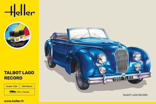 Heller 1:24 - Talbot Lago Record - Starter Set 56711 