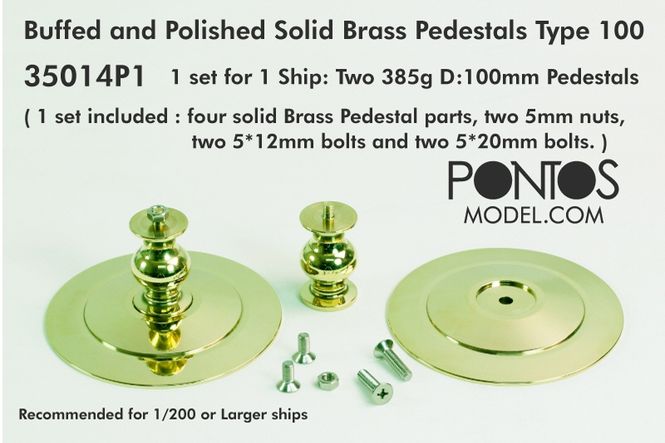 Hovedbilde Pontos Model - Buffed and Polished Solid Brass ...