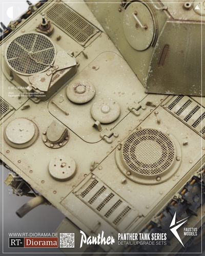 Faustus Models 1:35 - FM35030 Panther G Late Engine Details Type A