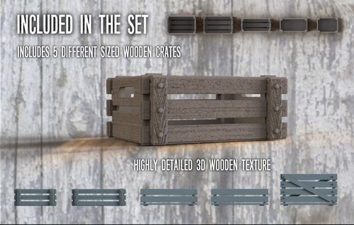 RT-Diorama 1:35 - 35654 Wooden Crates