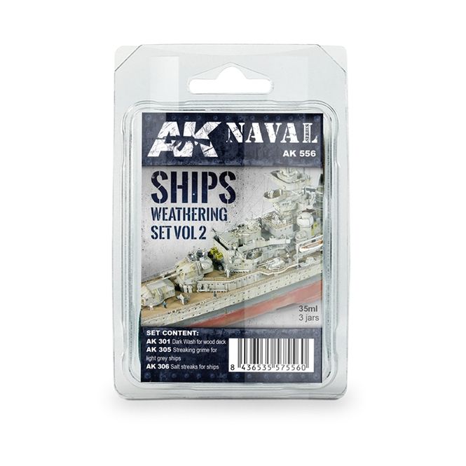Hovedbilde AK-Interactive AK556 Ships Weathering Set Vol.2