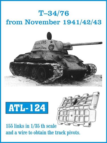 FriulModel 1:35 - ATL-124 T-34/76 from November 1941/42/43